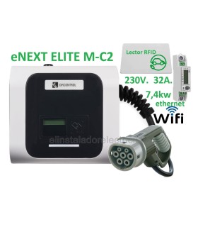 Cargador Circutor eNEXT ELITE M-C2 230V 32A 7,4kw wifi + RFID