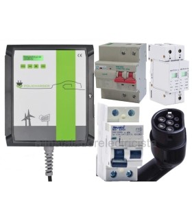 Wallbox Policharger 7,4KW 32A + PROTECCIONES TOSCANO