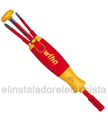Destornillador con Multipuntas aislantes WIHA
