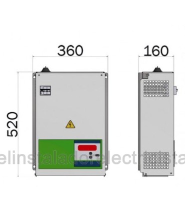 Batería de Condensadores i-save box potencia efectiva 30kvar 400V
