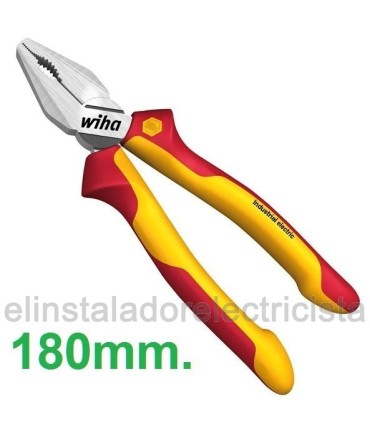 Alicates Universales 180mm DynamicJoint  y OptiGrip aislados en 1000V