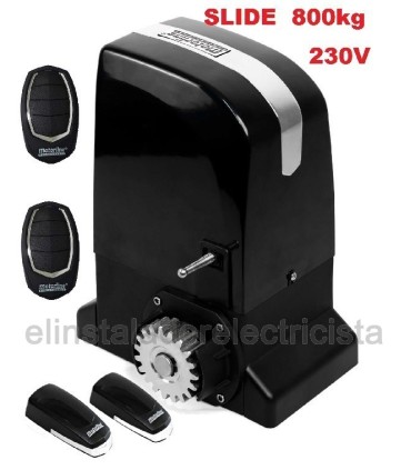 Kit Corredera 800 kilos SLIDE800A  Motor 230V.
