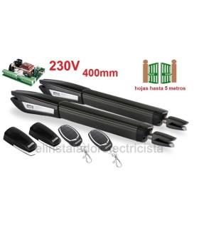 kit JAG 400 230V batientes para hojas de 5 metros