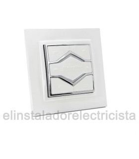 Mando pulsador inalámbrico doble de pared