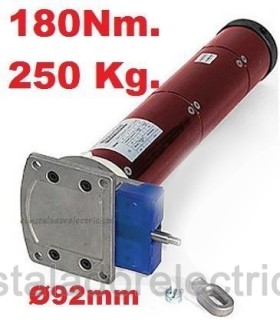 Motor Persiana con maniobra manual Ø92mm 250KG