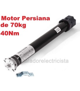 Motor persiana cableado 45mm 40Nm para 70 kilos