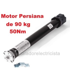 Motor persiana cableado 45mm 50Nm para 90 kilos
