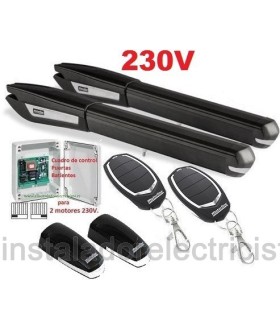Kit Batientes 2 hojas 3metros, 230V. carrera 400mm