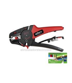 Pelacable automático 0,03 hasta 16mm² Wiha + comprobador de secciones