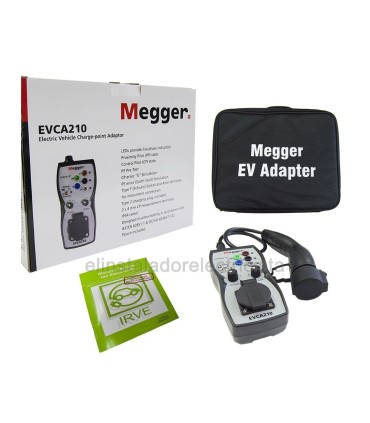 Simulador de vehículo eléctrico. Megger EVCA210