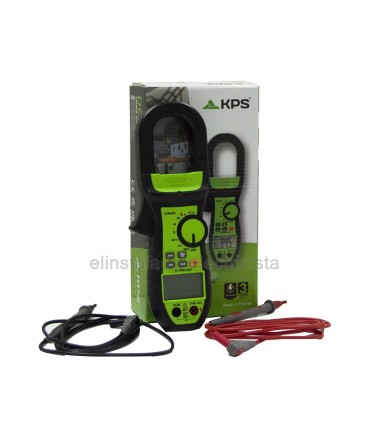 Pinza amperimétrica TRMS 1000A AC KPS DCM3000