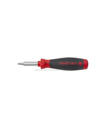 Destornillador con cargador de bits magnético PocketMax