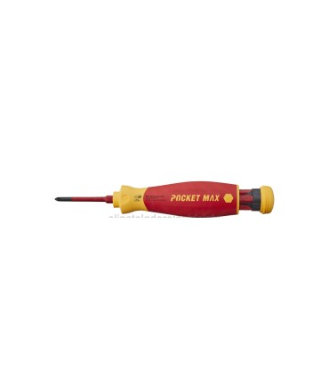 Destornillador con cargador de bits PocketMax