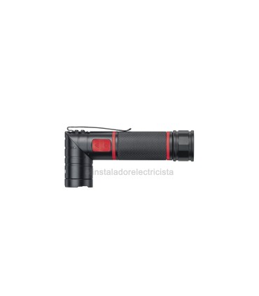 Linterna con LED, láser y luz UV