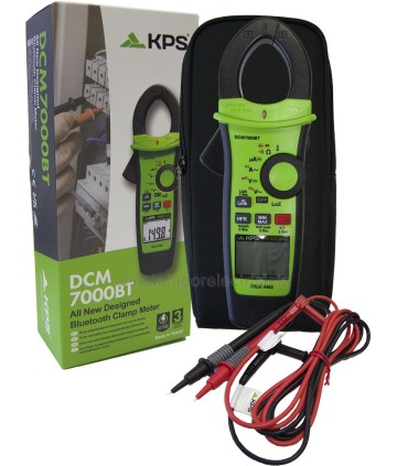 Pinza amperimétrica con bluetooth KPS 7000BT