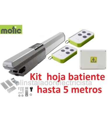 Kit puerta batiente hasta 4m. 230V MOTIC MAXI 4G