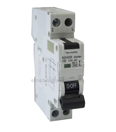 Diferencial + Automático VIGI 10A 1P+N, en 1 módulo