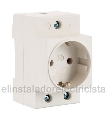 Base de enchufe modular carril Din para cuadro modular