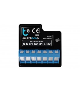 Controlador inteligente de Interruptor doble via Wi-Fi SwitchBoxD