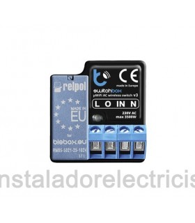 Controlador Interruptor vía Wi-Fi con medición de consumo