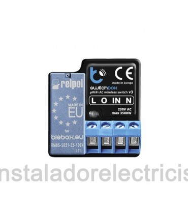 Controlador Interruptor vía Wi-Fi con medición de consumo
