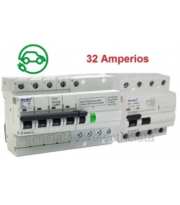 KIT Trifásico Protecciones VE Sobretensiones combinadas y superinmunizado 4 polos.