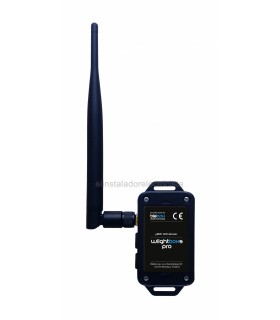Controlador de iluminación LED RGBW de 12-24 V CC con antena vía Wi-Fi