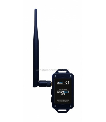 Controlador de iluminación LED RGBW de 12-24 V CC con antena vía Wi-Fi