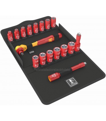 Juego de carraca aislado de Wera