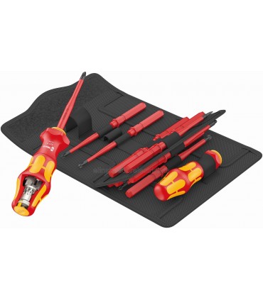 Kit destornillador Turbo i1 con mango y varillas intercambiables de Wera