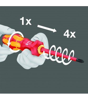 Multiplicar del destornillador Turbo i1 de Wera