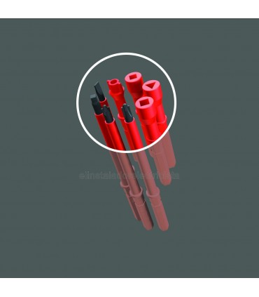 Puntas traseras de las varillas Slim de Wera