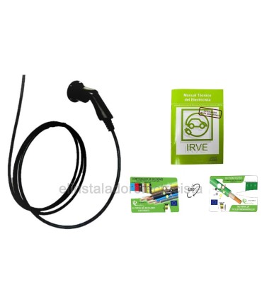 Manguera con conector Tipo 2, IRVE y Comprobador de secciones de cables unipolares