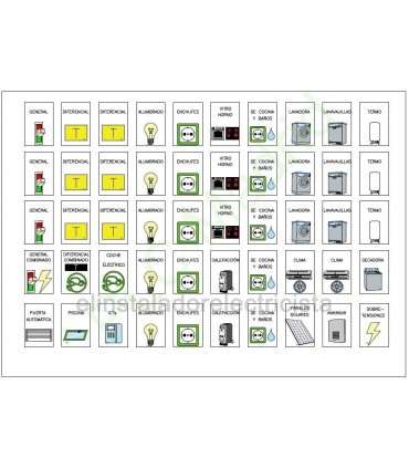 Pictogramas de Vinilo