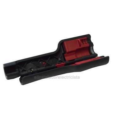 Herramienta pelacables para cables coaxiales, abierto
