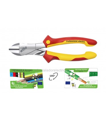 Alicates de corte diagonal Professional electric VDE 160mm