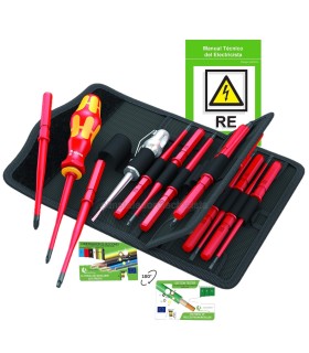 Kit destornilladores de 14 varillas intercambiables de Wera - 05003484001