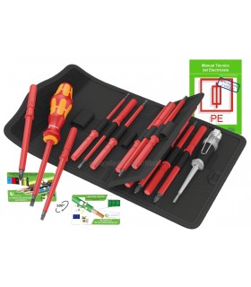 Kit porta puntas con 14 varillas intercambiables y probador de polos wera Ref.: 05003474001