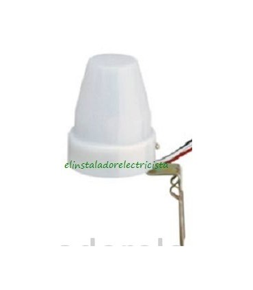 Interruptor Crepuscular con soporte protección  220Voltios