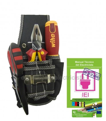 Kit Básico Herramientas electricistas 4.0 en su bolsa