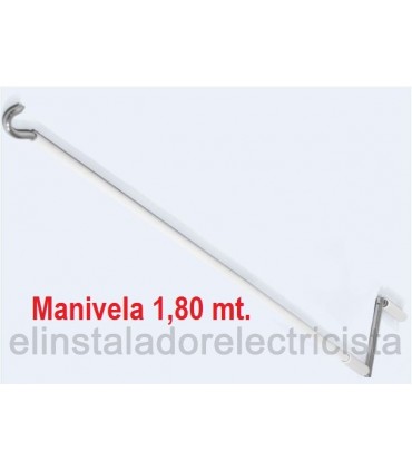 Motor de Toldo Ø45mm 50Nm 90kg con maniobra manual