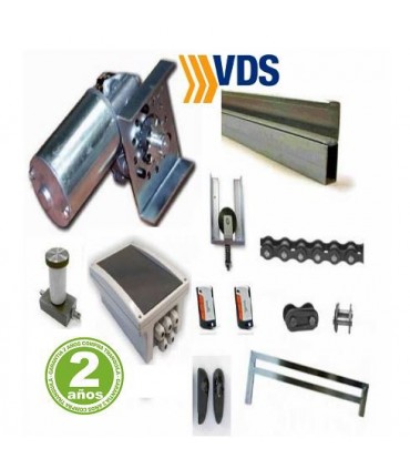Kit puerta basculante 24V + guía 3m.
