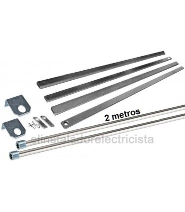 Kit brazos rectos telescópico 2 metros para motor BASIC01