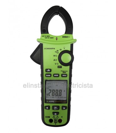 Pinza Vatimétrica DCM6000PW de KPS