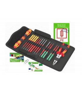 Kit destornillador con 14 varillas intercambiables WERA