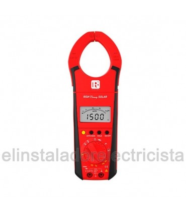 Pinza Amperimétrica fotovoltaica Digital 1500V DC