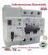 Sobretensiones 40A Combinado Rearmable LED Permanentes + Transitorias