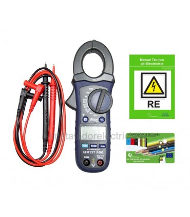 Pinza Amperimétrica Efitest P400L