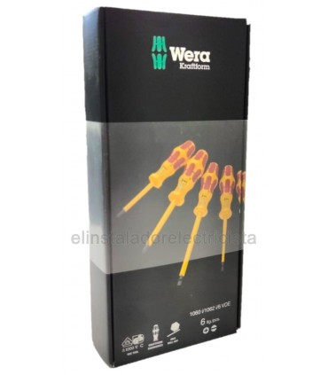 Caja de Juego de destornilladores 1000VDE de Wera