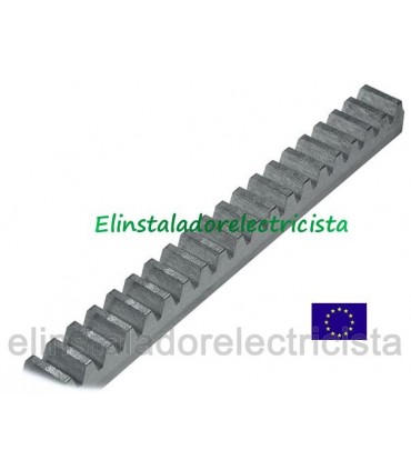 ref.64100006 Cremallera galvanizada 22x22x1000mm